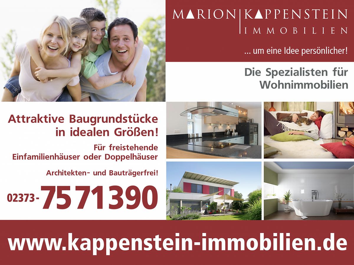 Baugrundstücke im Neubaugebiet in Fröndenberg