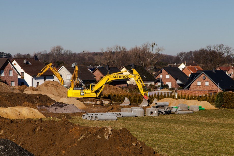 Erschlie�ungsarbeiten Wohngrundst�ck Fr�ndenberg