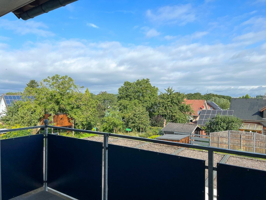 Blick vom Balkon Etagenwohnung Fr�ndenberg-Hohenheide