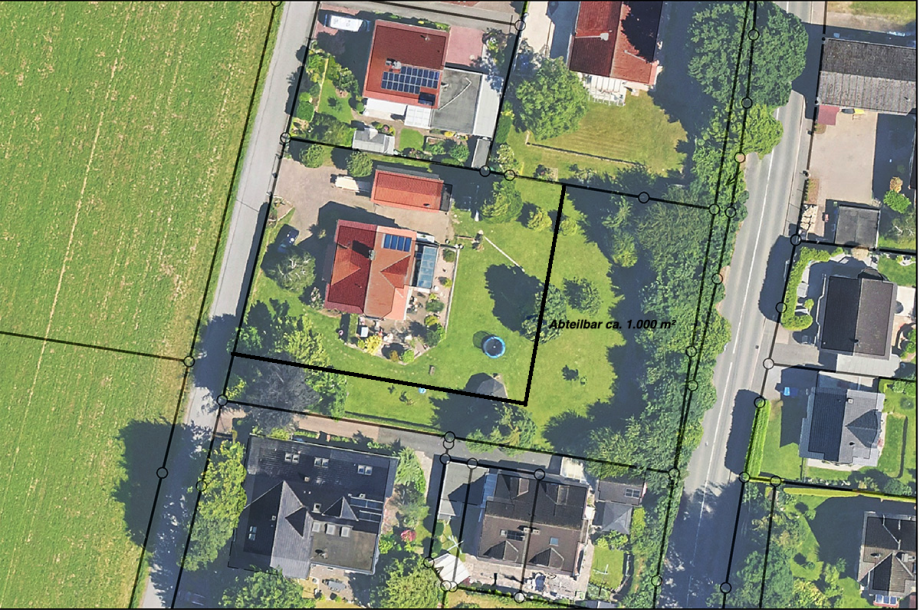 Luftbild Quelle GEO Datenserver ohne Massstab Wohngrundst�ck Fr�ndenberg