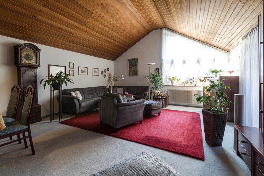 Wohnzimmer Dachgeschosswohnung Unna