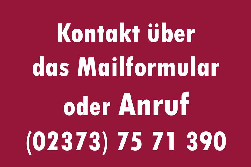F�r mehr Infos - einfach anrufen! Wohnung Fr�ndenberg