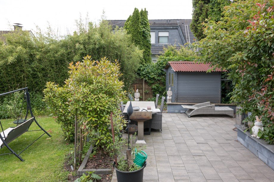 Garten mit Gartenlaube Einfamilienhaus Menden Lendringsen