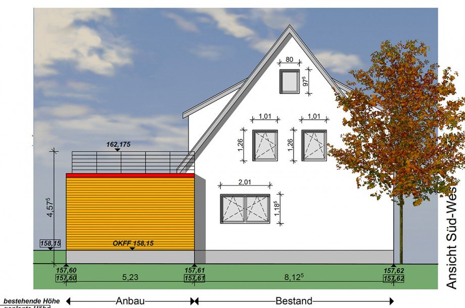 Ansicht Etagenwohnung Menden