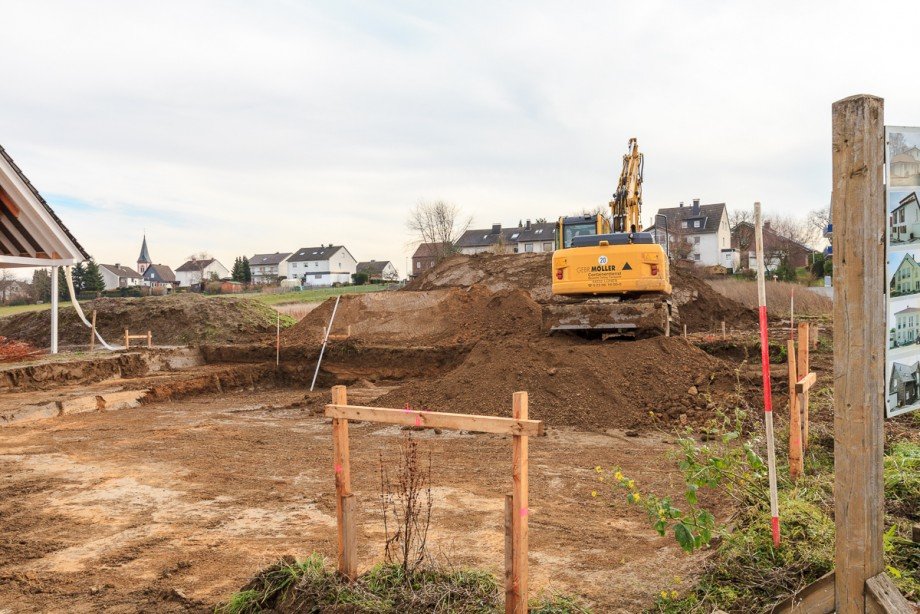 Erschlie�ungsarbeiten Wohngrundst�ck Fr�ndenberg
