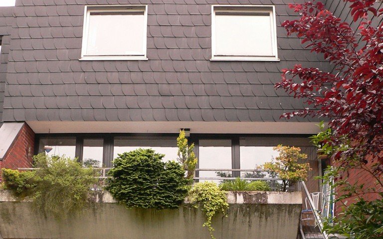 Ansicht Gartenseite Fr�ndenberg Reihenmittelhaus ReihenMittelHaus