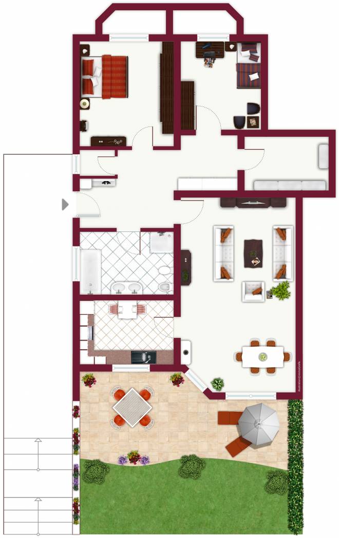  Erdgeschosswohnung Fr�ndenberg-Hohenheide