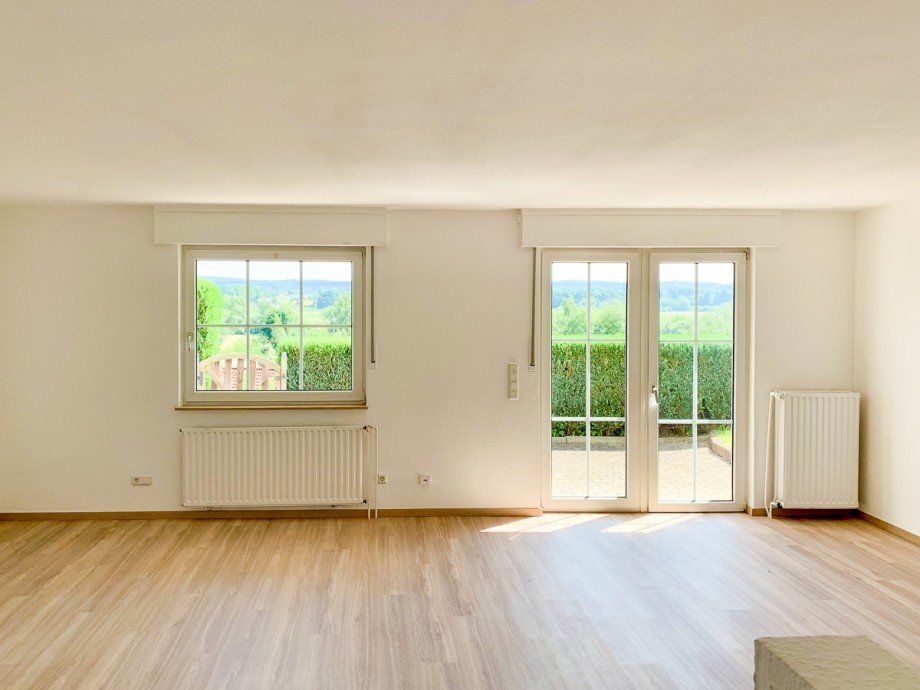 Offener Wohn- und Essbereich und Terrasse Maisonettewohnung Fr�ndenberg