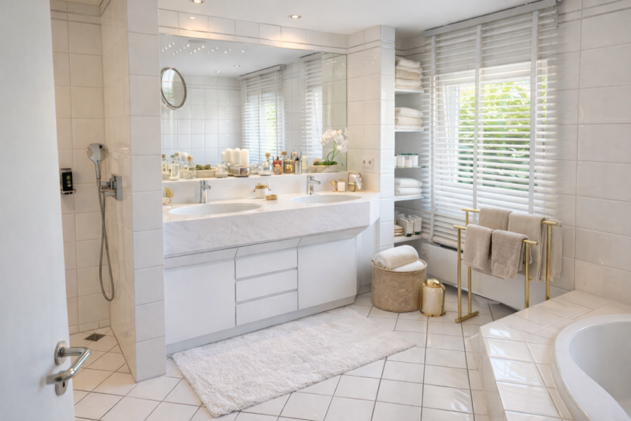 Masterbad im OG mit Dusche und Whirlpool Einfamilienhaus Fr�ndenberg/Ruhr - Zentrum
