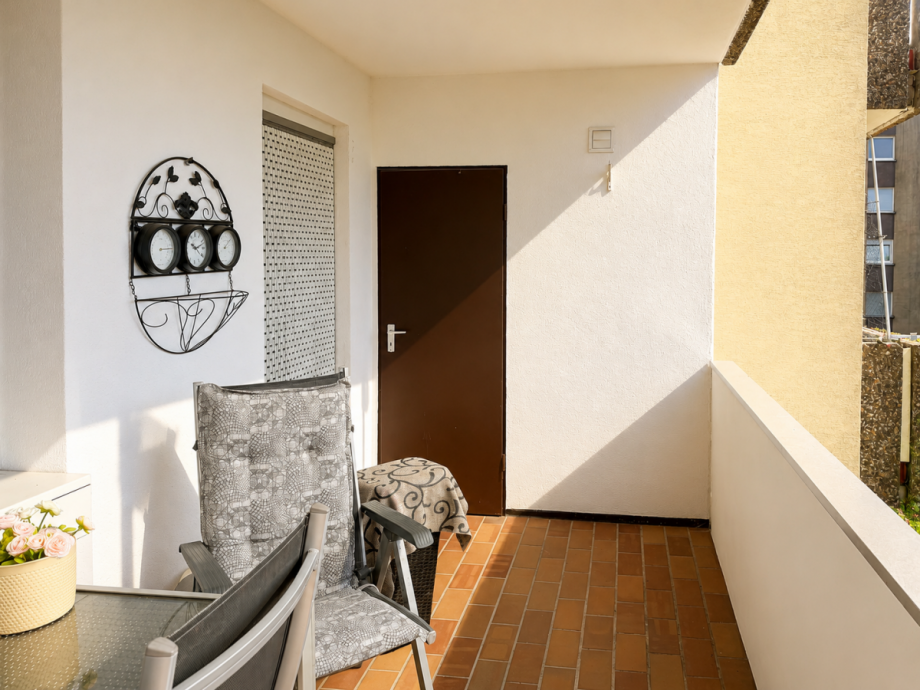 Gro�er Balkon mit Abstellraum Wohnung Fr�ndenberg