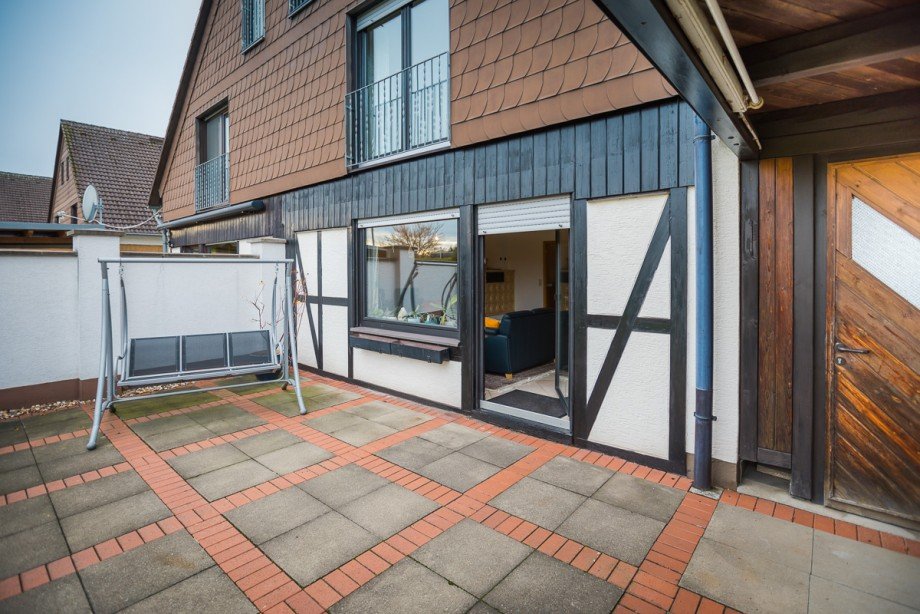 Terrasse Doppelhaush�lfte Fr�ndenberg-Ardey