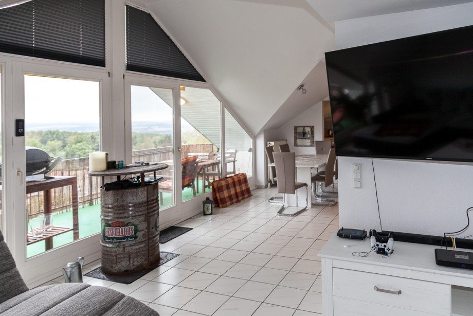 Offener Wohn- und Essbereich Dachgeschosswohnung Fr�ndenberg-Hohenheide