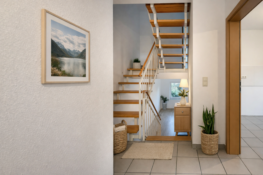Treppenhaus Erdgeschoss Doppelhaush�lfte Fr�ndenberg