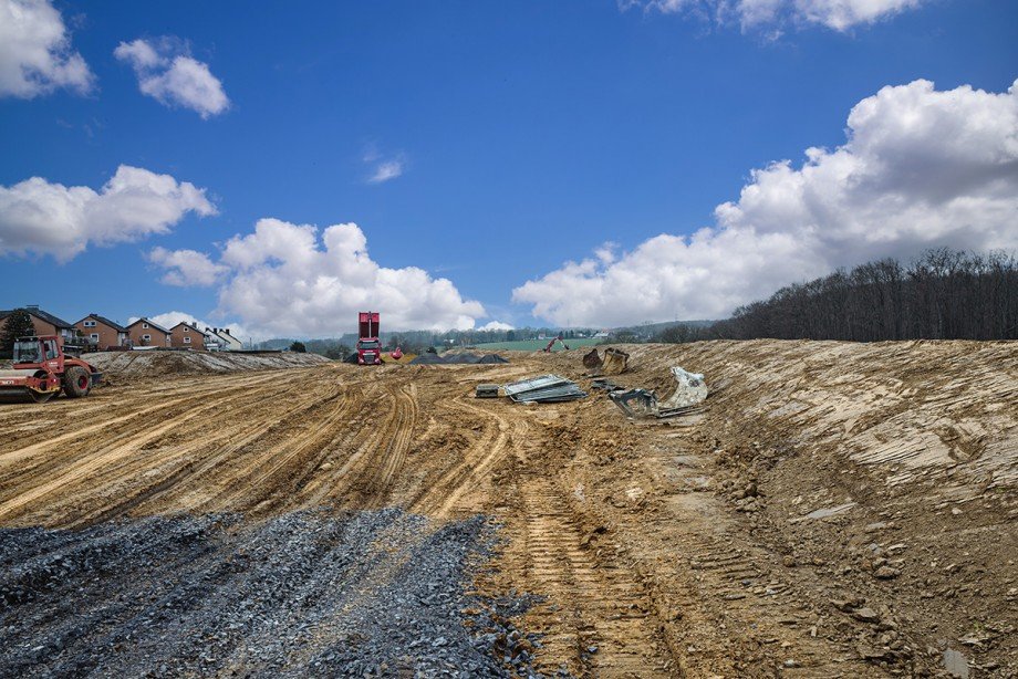 Die Erschlie�ungsarbeiten sind in vollem Gange - Auf dem Buhrlande in Fr�ndenberg-Ardey Wohngrundst�ck Fr�ndenberg-Ardey