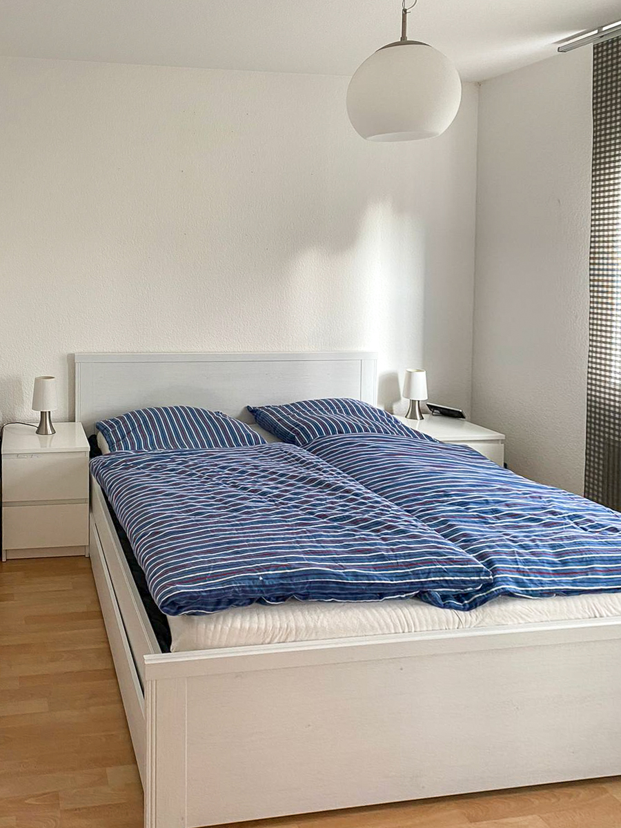 Schlafzimmer Etagenwohnung Fr�ndenberg Hohenheide