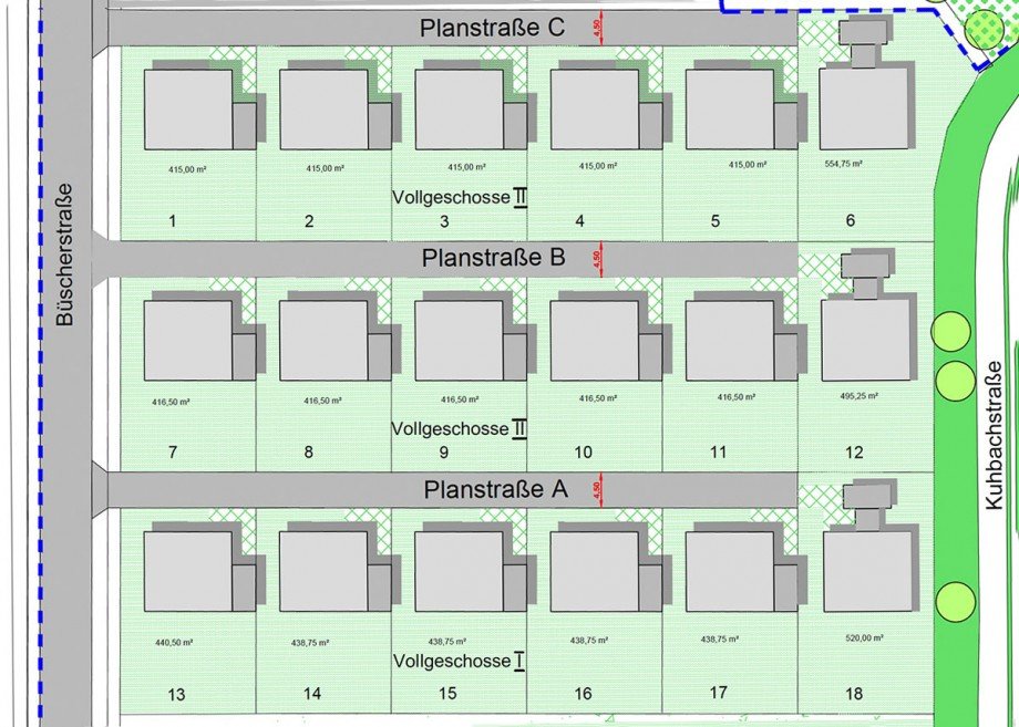Verkaufsplan Wohngrundst�ck Bergkamen