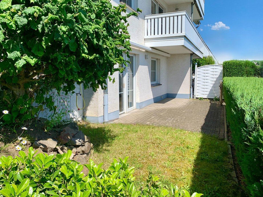 S�d-Terrasse und Balkon Maisonettewohnung Fr�ndenberg