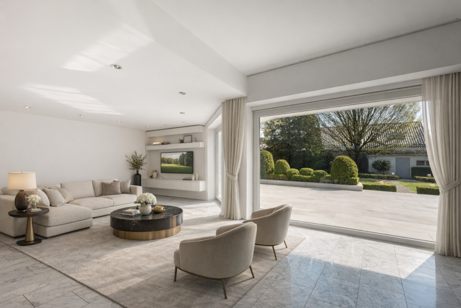 Wohnzimmer mit Gartenblick Einfamilienhaus Fr�ndenberg/Ruhr - Zentrum