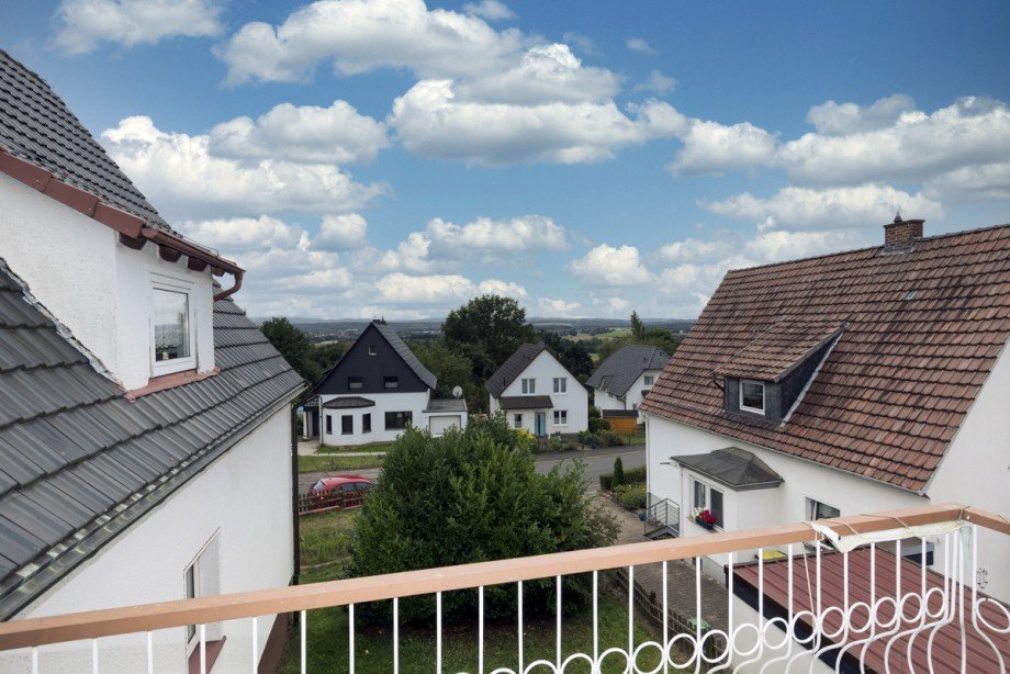 Ausblick von der Dachterrasse Einfamilienhaus Fr�ndenberg