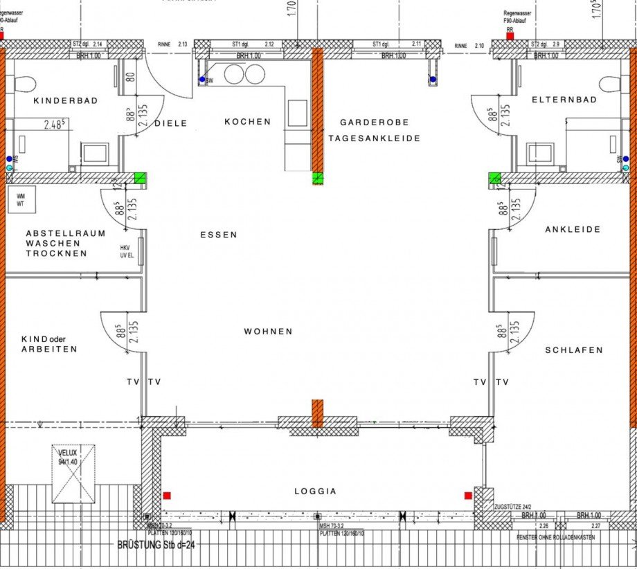 Grundriss Penthousewohnung Menden