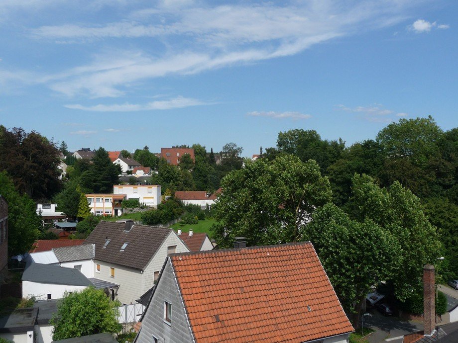 03 Ausblick nach Osten Dachgeschosswohnung Fr�ndenberg/Ruhr Stadt