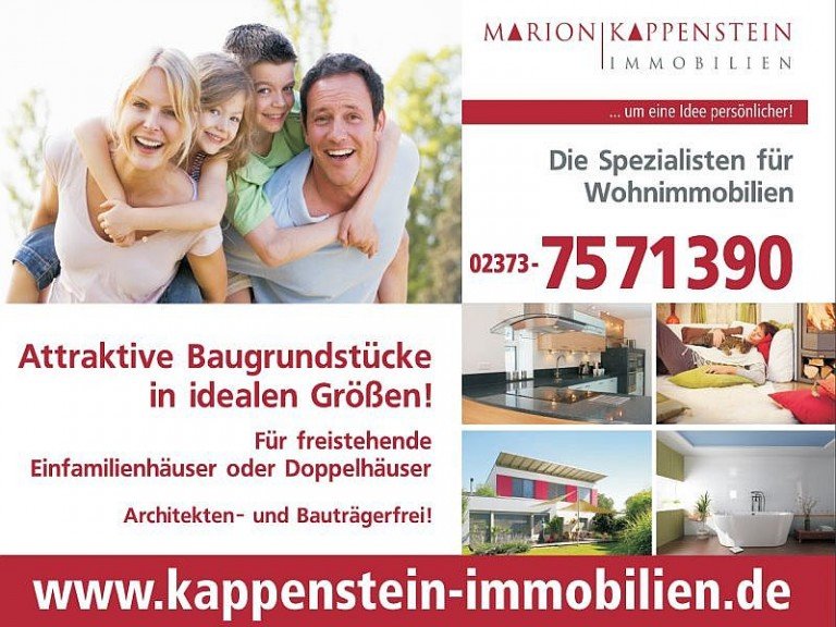 hier gibt es die Grundst�cke Fr�ndenberg Wohngrundst�ck F�r Ihren individuellen Wohntraum - Baugrundst�ck