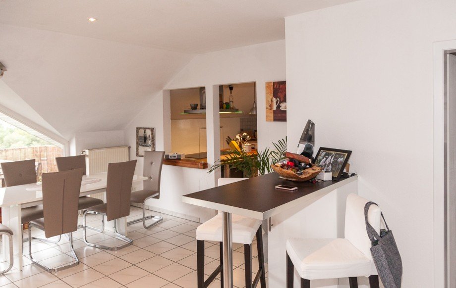 Offener Wohn- und Essbereich Dachgeschosswohnung Fr�ndenberg-Hohenheide